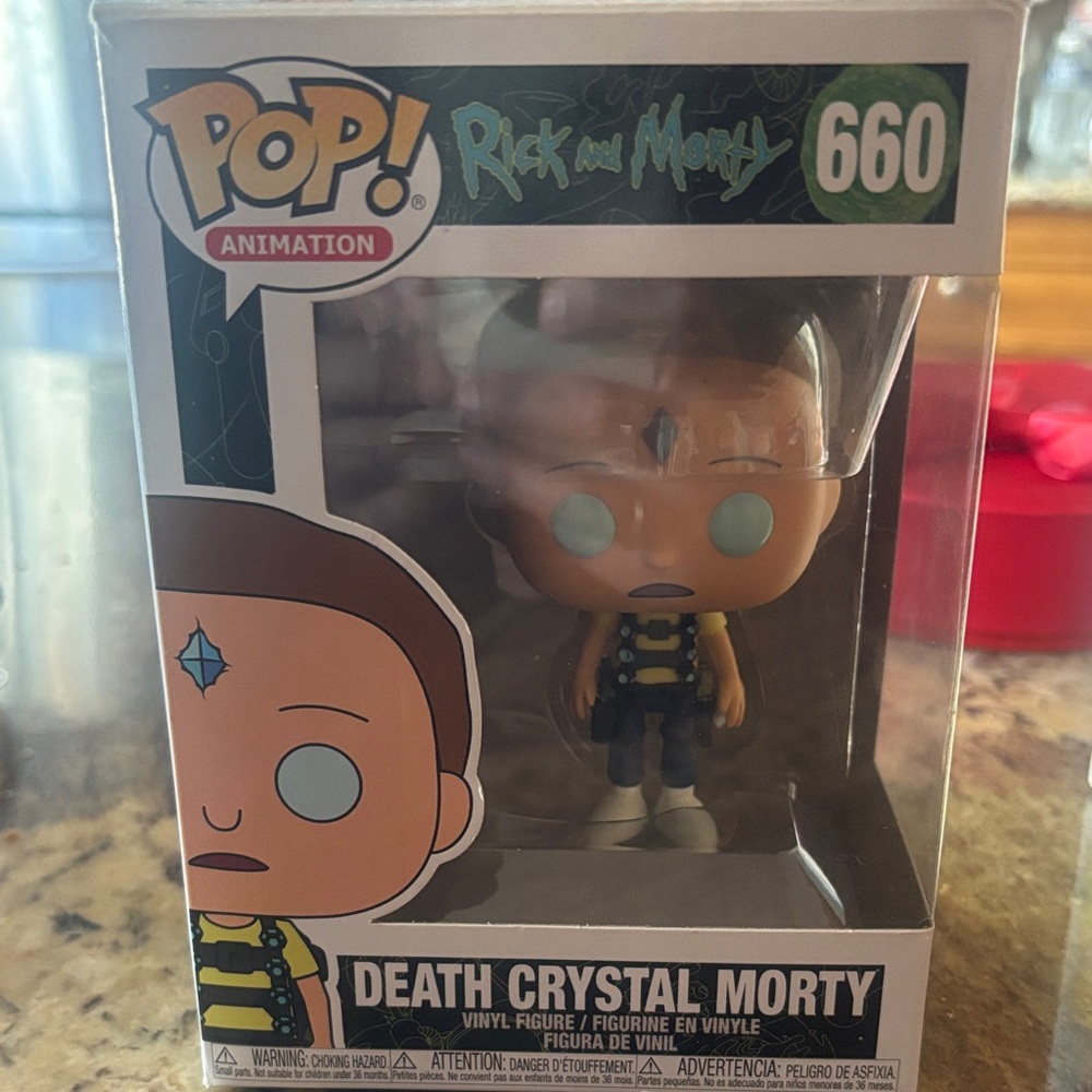 Funko Pop Animation Death Crystal Morty - Black and Blue